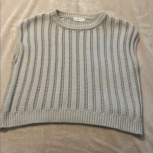 Beige Sleeveless Sweater